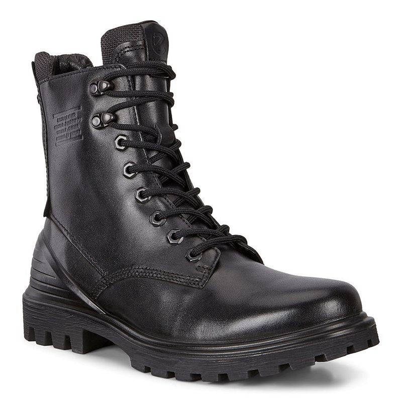 Men Boots Ecco Tredtray M - Boots Black - India FQKJNB427